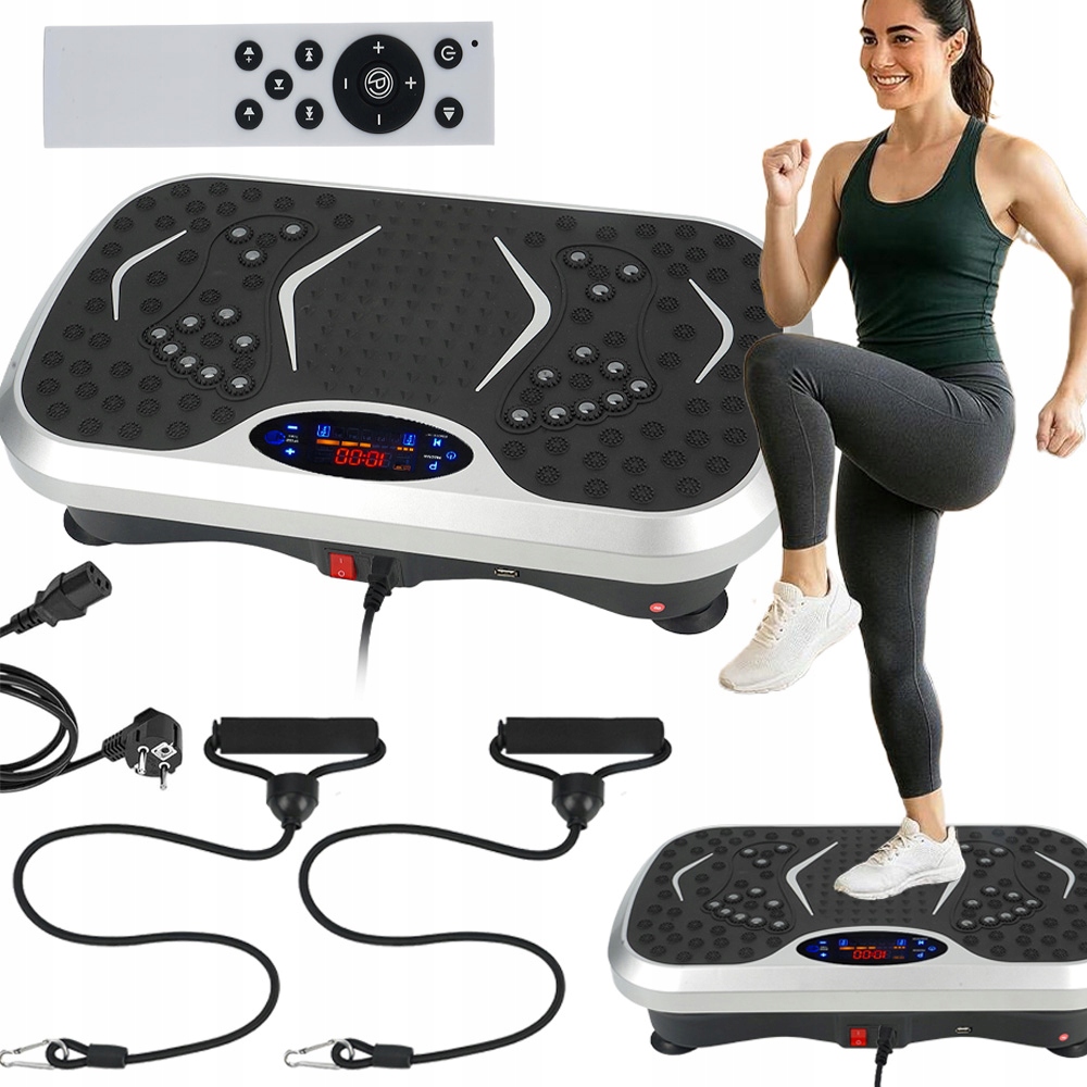 Vibrační zeštíhlující platforma Vibrační Masážní Přístroj Bluetooth Reproduktory