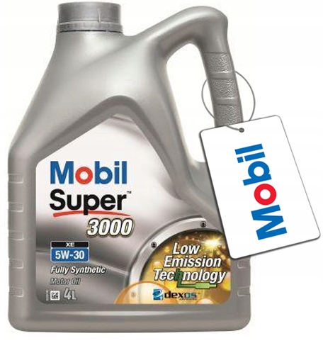 MOBIL SUPER 3000 XE 5W30 4L + GRATIS