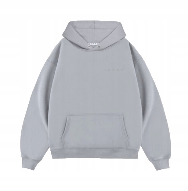 Mikina S Kapucí Ultra Heavy Admor Grey vel. XL