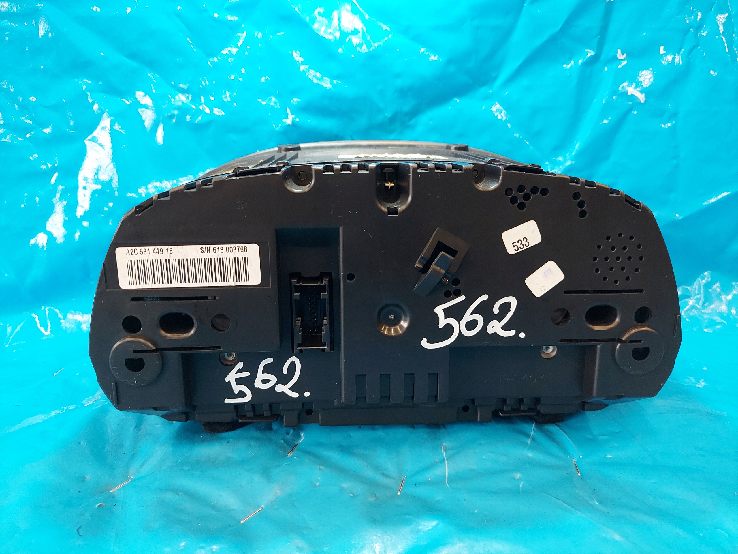 dials clock BMW E90 2.0 TD 698348701