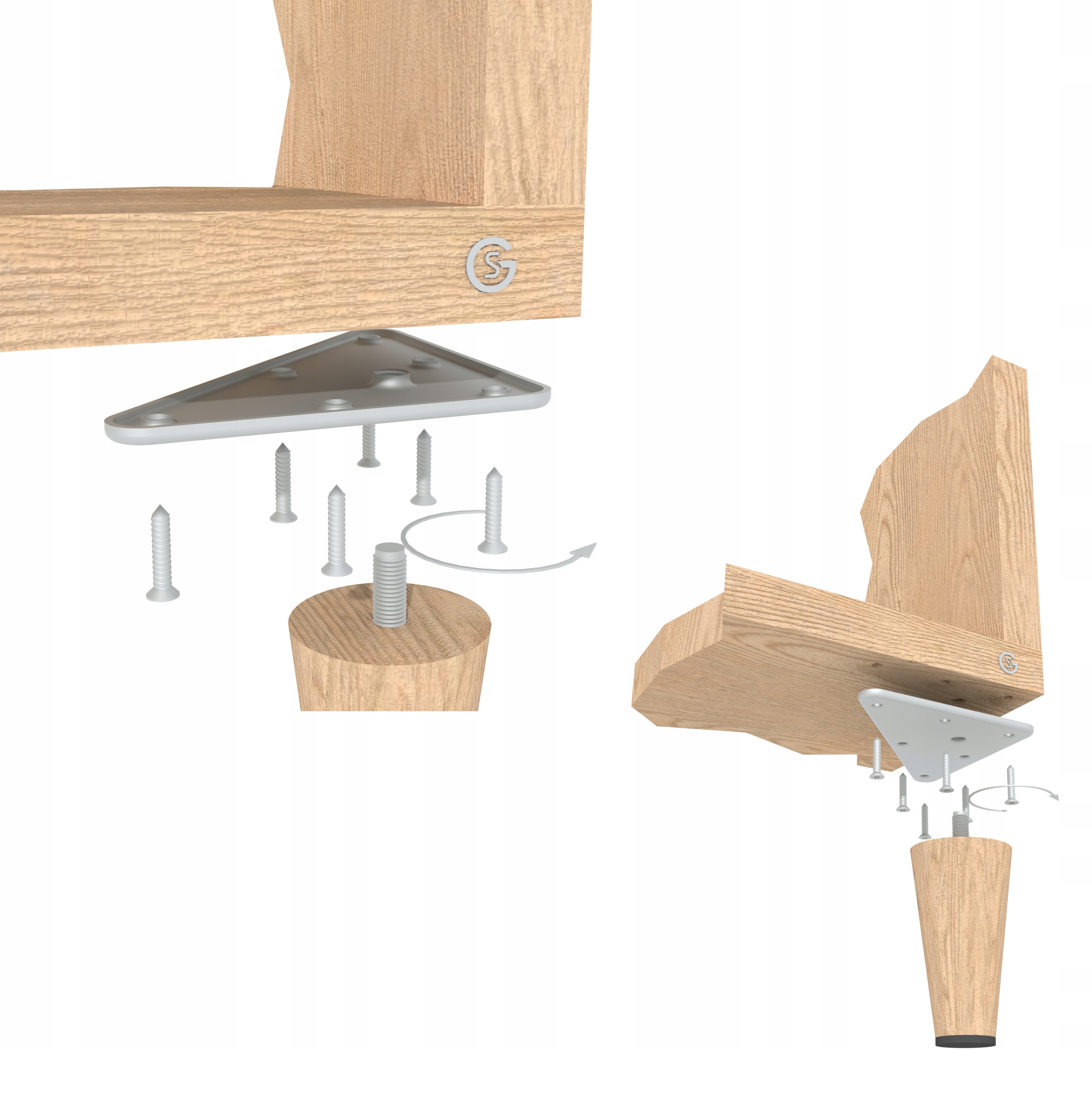 wkręty 3,5 X 20 MM hartowane do drewna stożkowe Długość całkowita 20 mm