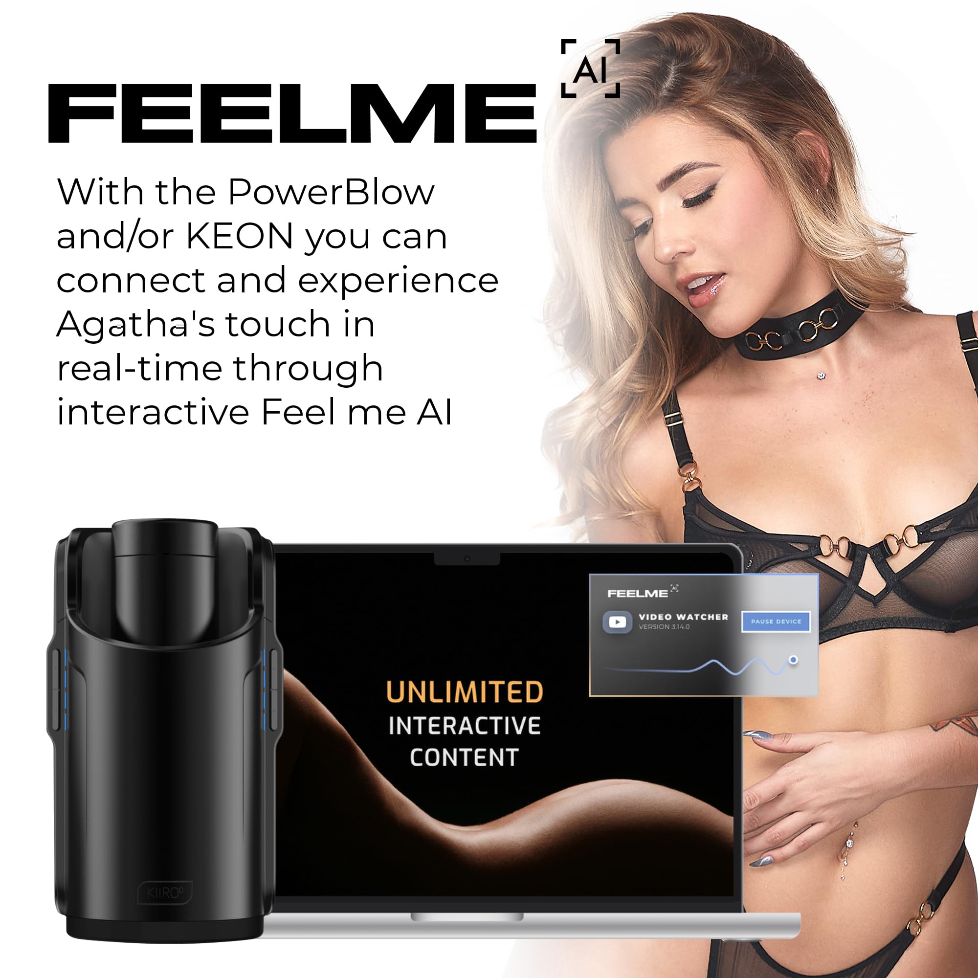KIIROO Realistyczny Masturbator FeelStar Agatha Vega Dla Mężczyzn — miniatura 6