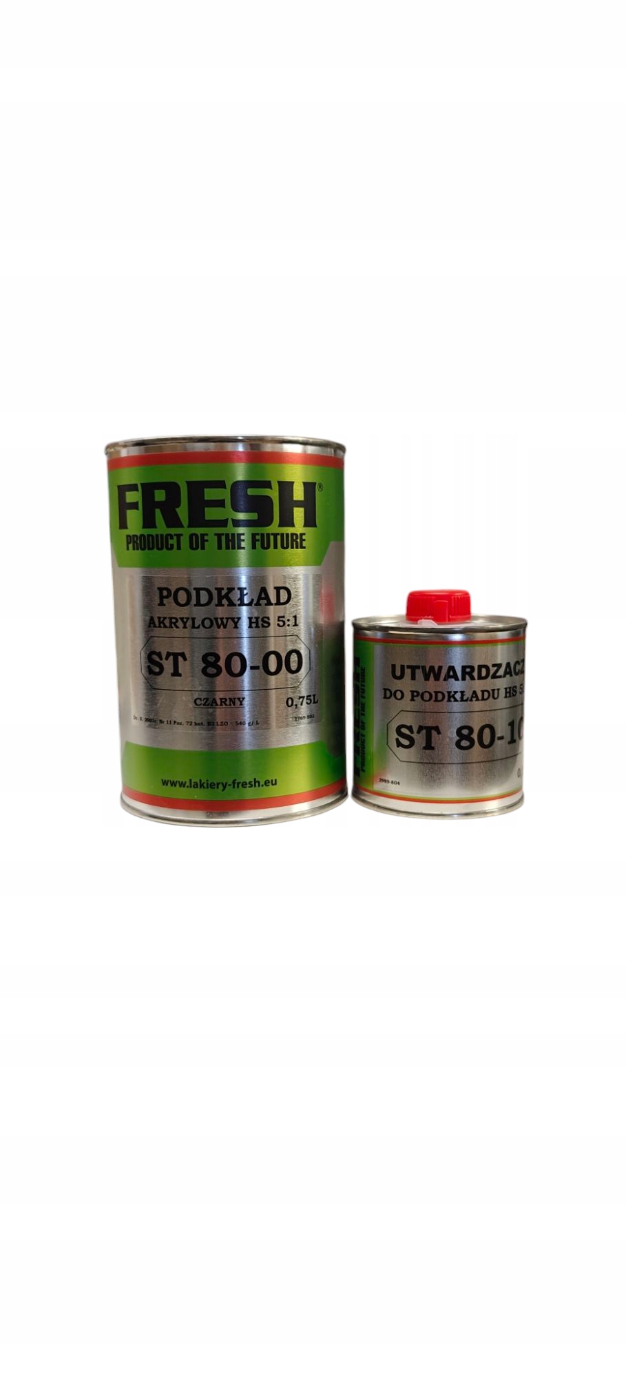 FRESH-Podkład Akrylowy Hs 5:1 0,75L 0,15L Czarny