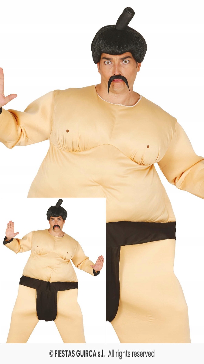 Kostým Sumo Převlek Hráčka Japonsko Kostým Sportovce M