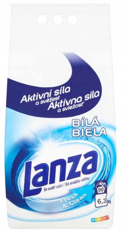 

Lanza, Fresh & Clean Proszek do prania, 6,3 kg