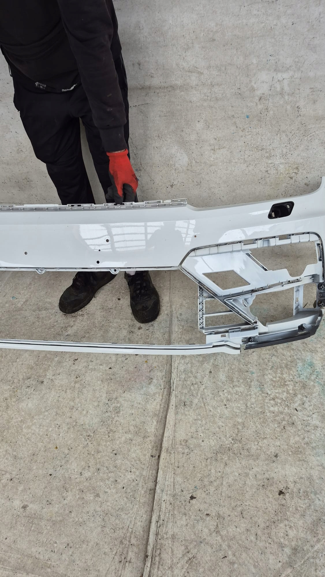 VW TIGUAN II 2 R-LINE 16-20 bumper front front washer PDC
