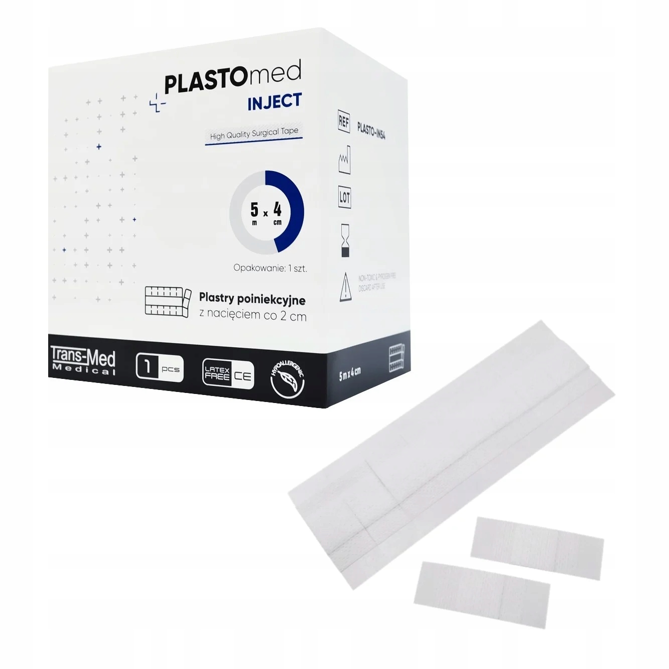 

Plaster poiniekcyjny PlastoMed Inject 250 szt.