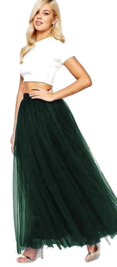 EKSKLUZYWNA Kobieca Spódnica TIULOWA Maxi LONG SML Marka inna