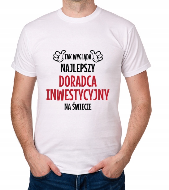 

koszulka Najlepszy Doradca Inwestycyjny prezent