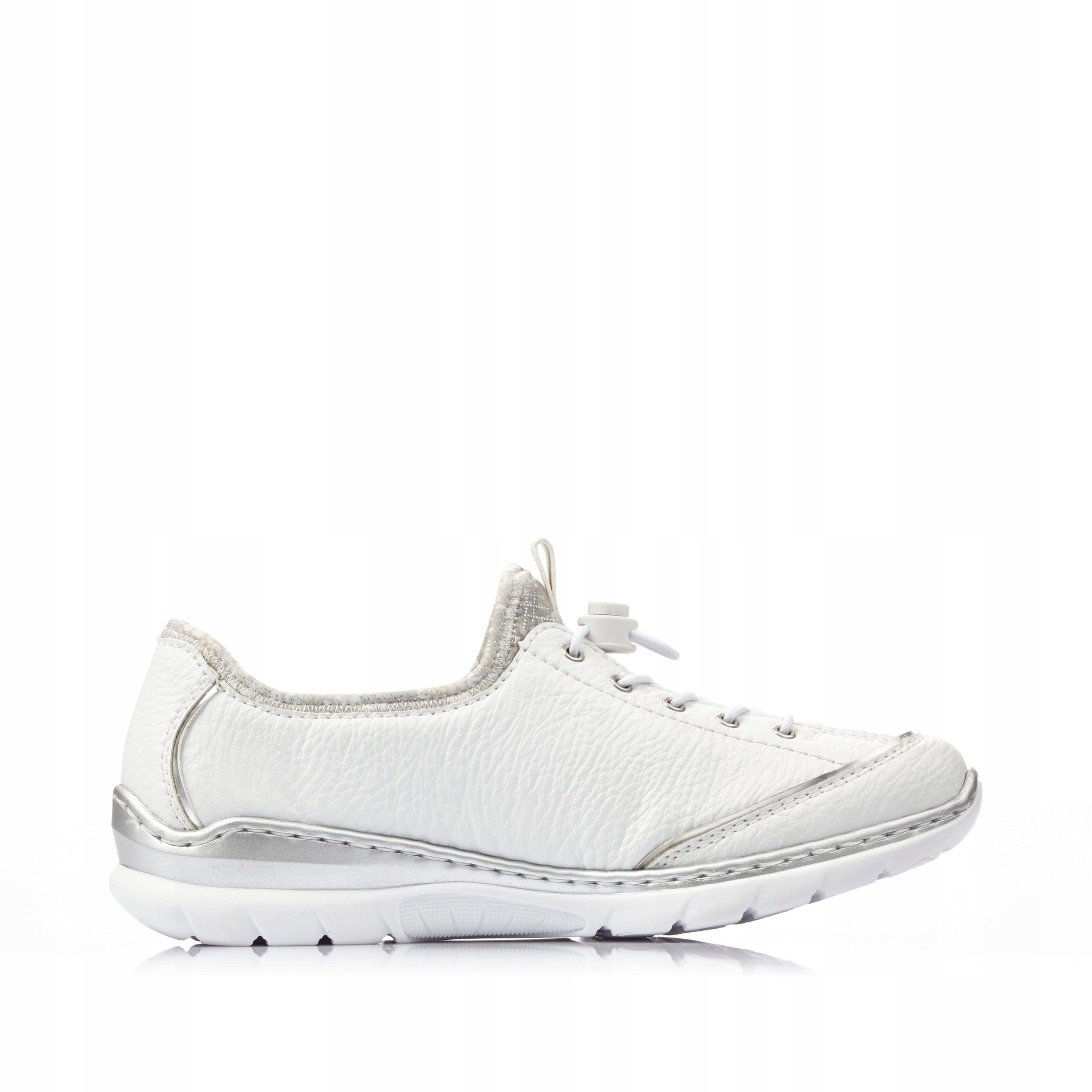 RIEKER Sneakersy, buty, półbuty białe L32P2 Marka Rieker