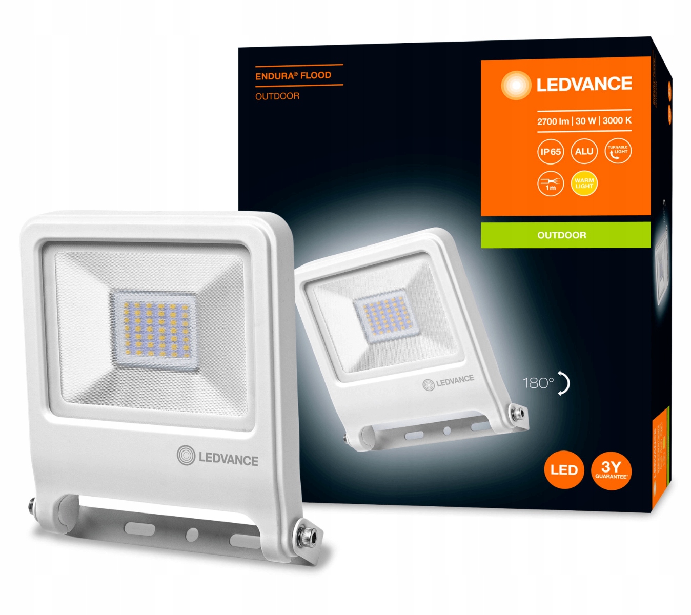 

Naświetlacz Led 30W 3000K IP65 Endura Ledvance