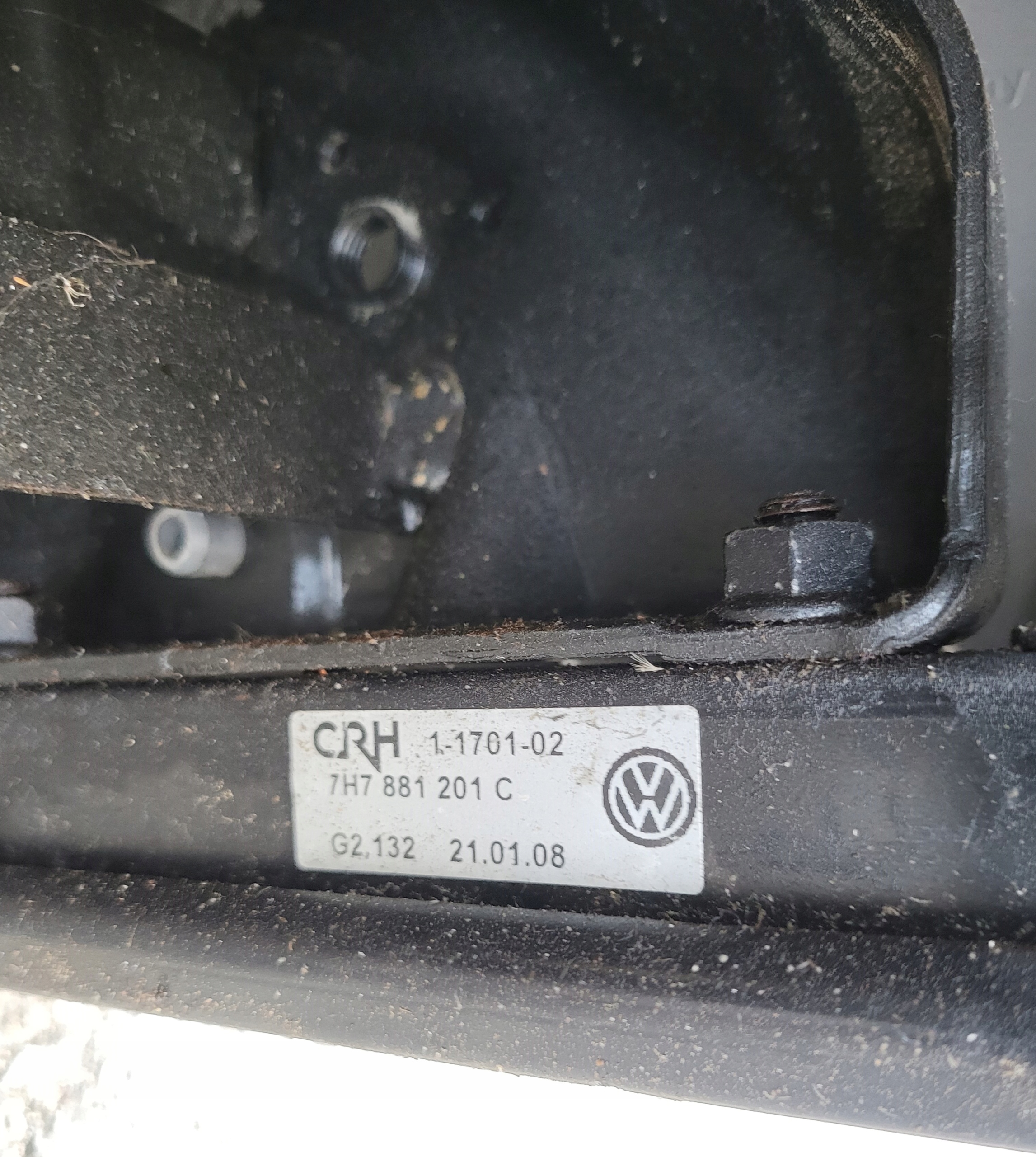 sedačka levý předek VW T5 TRANSPORTER OE