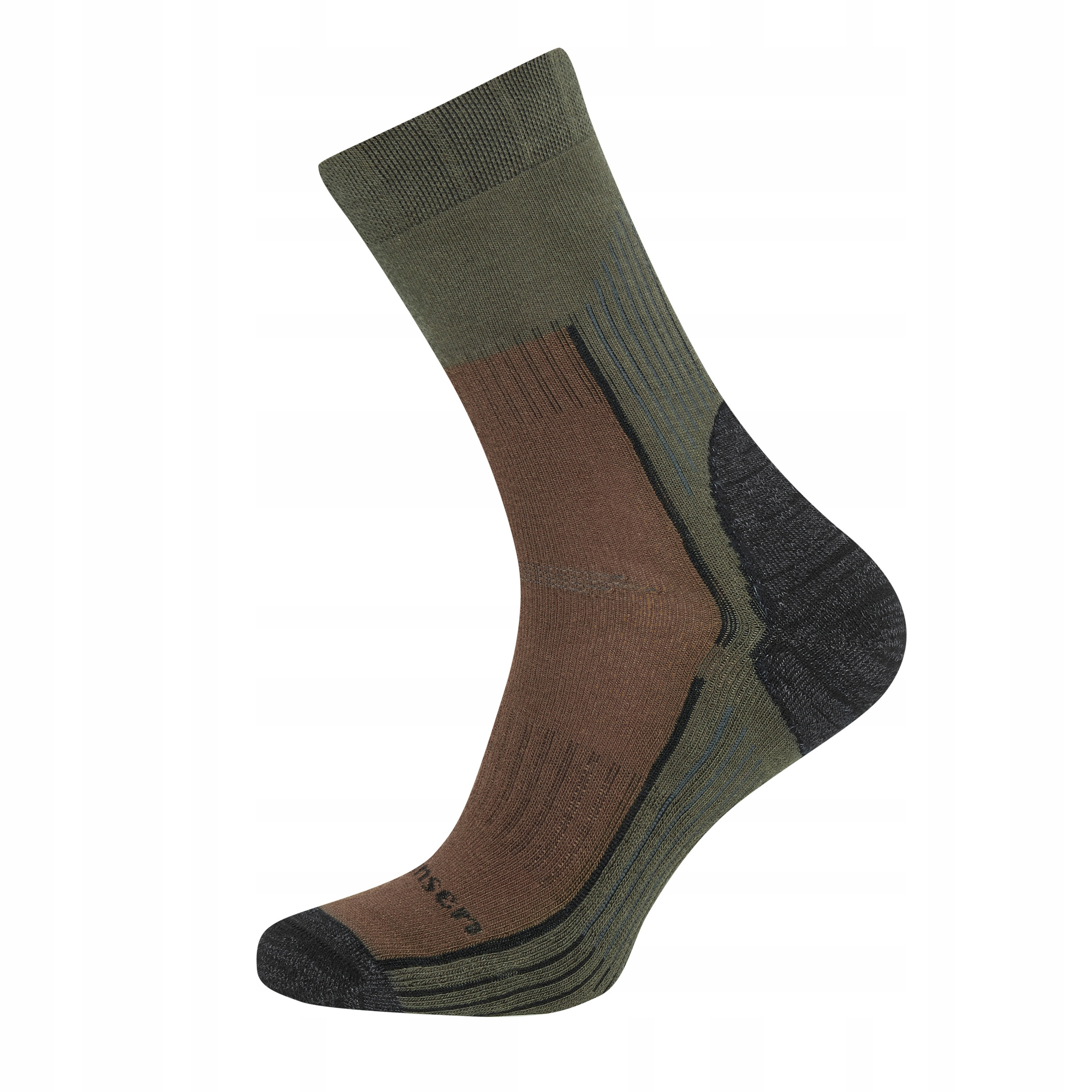 Skarpety trekkingowe Fjord Nansen Skov Kevlar olive/graphite 39-42