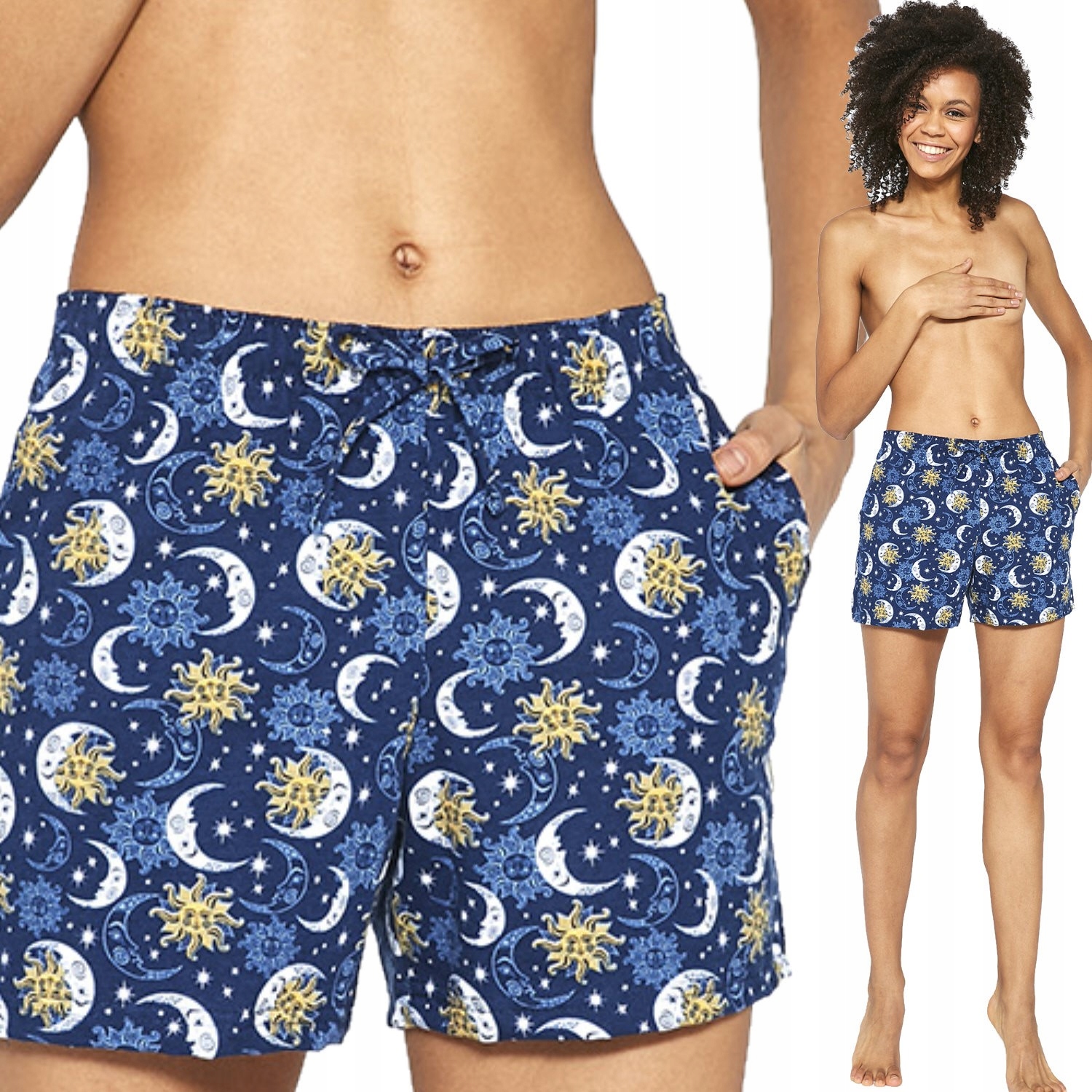 

Cornette spodnie spodenki damskie piżama 992/06