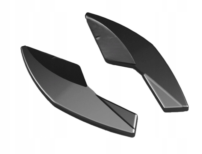 Splittery boczne zderzaka tylnego do VW GOLF VII 2013-2016 czarny połysk