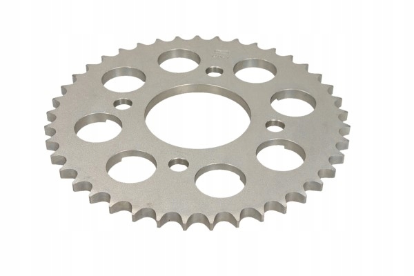 AFAM ZĘBATKA NAPĘDZANA TYŁ MOTO. STALOWA OCYNKOWANA SREBRNA