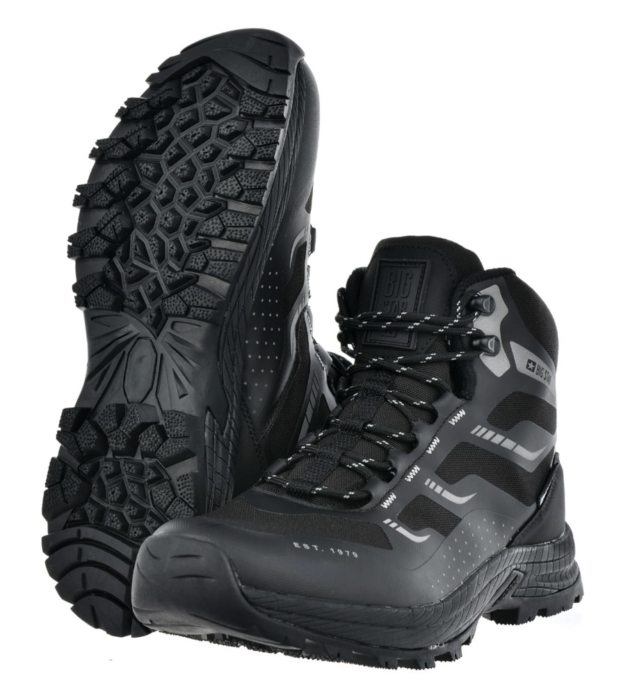 Pánské trekové boty Big Star OO174438 černé 45