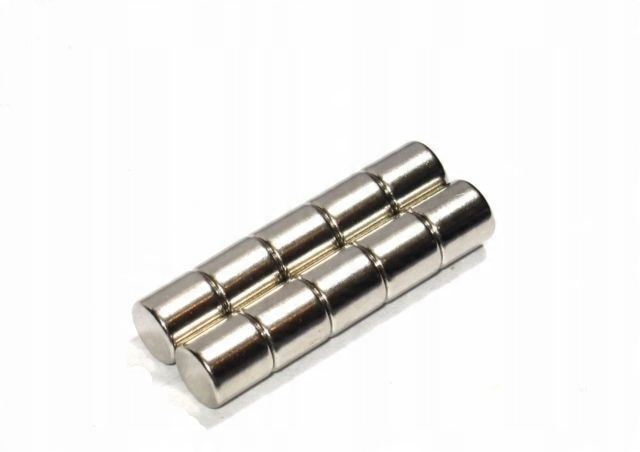 

Magnes Neodymowy Magnesy 6x6 mm 10szt.