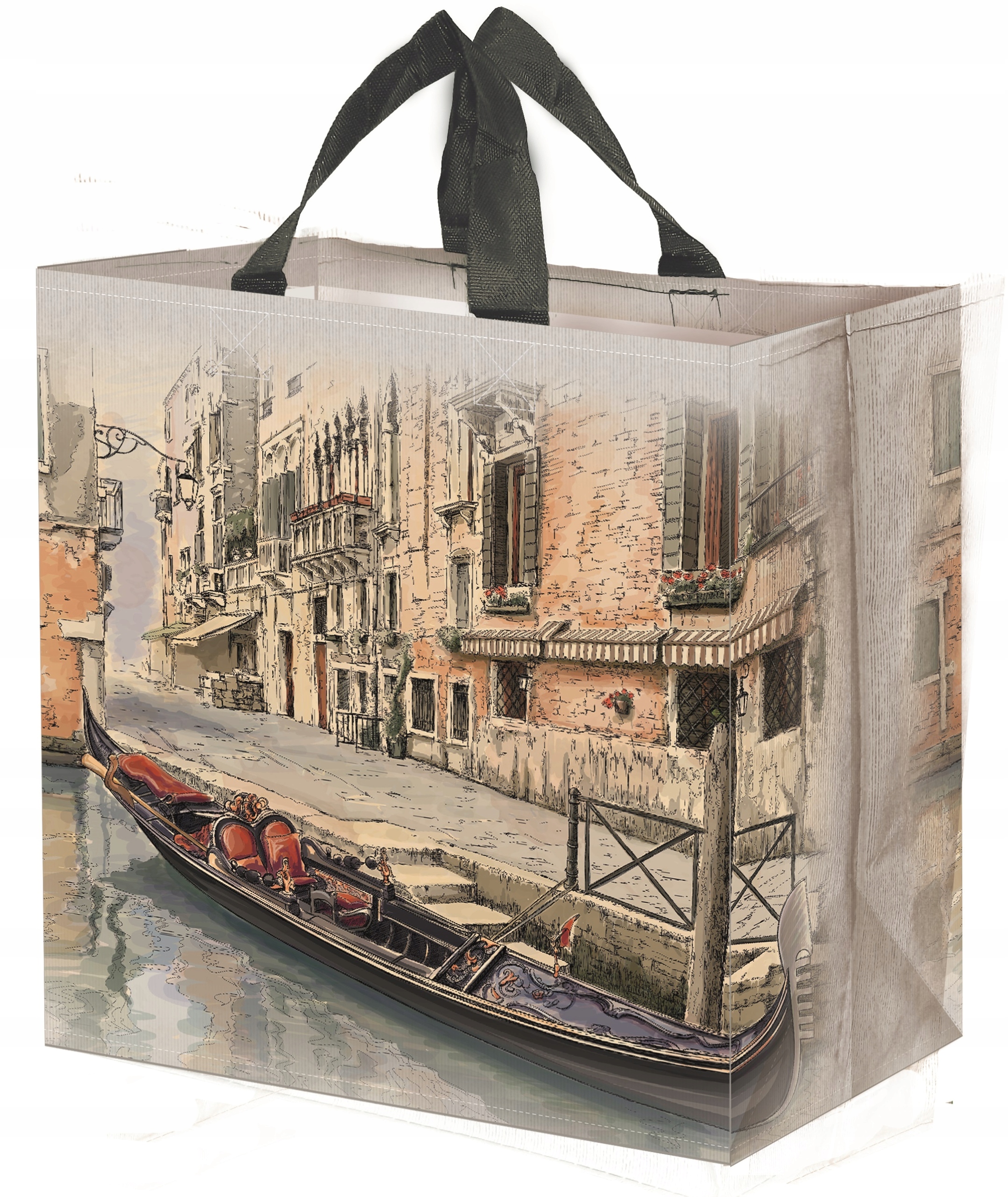 

Torba materiałowa na zakupy 38x22x40 cm Wenecja