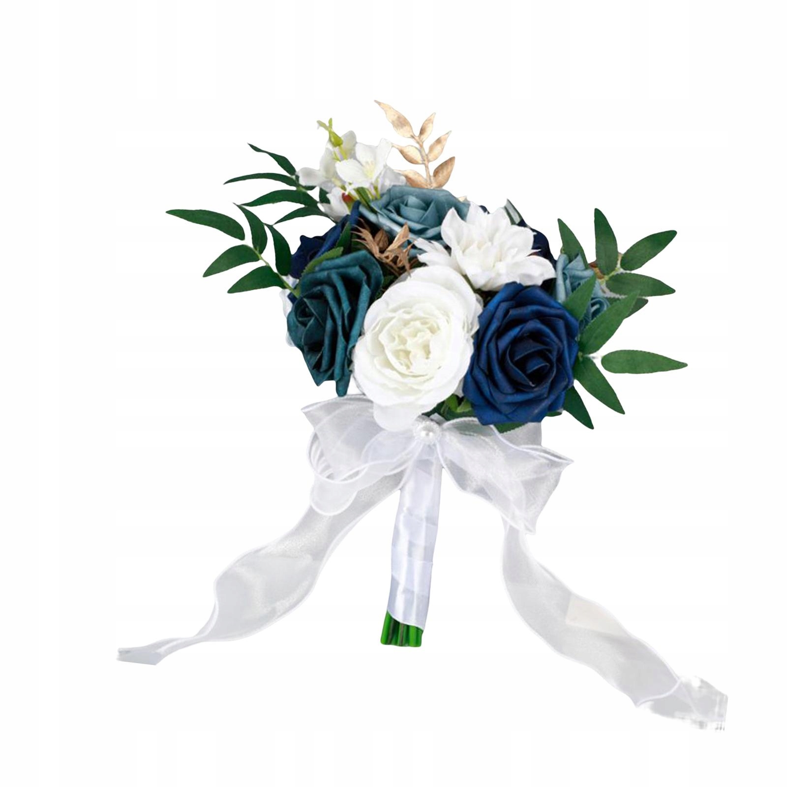 Svatební kytice svatební kytice Modrá Bílá za 342 Kč - Allegro