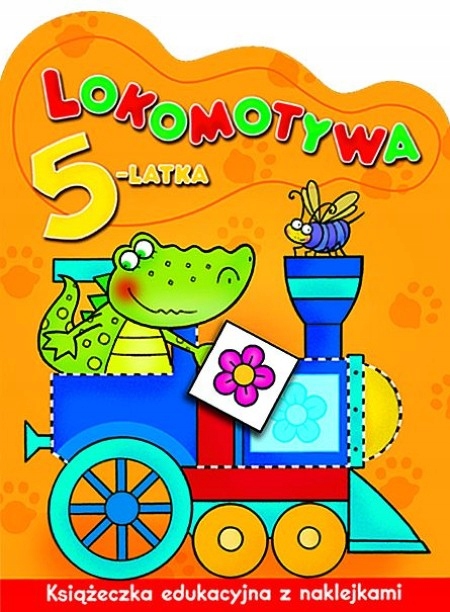 Lokomotywa 5-latka Książeczka z naklejkami Kd