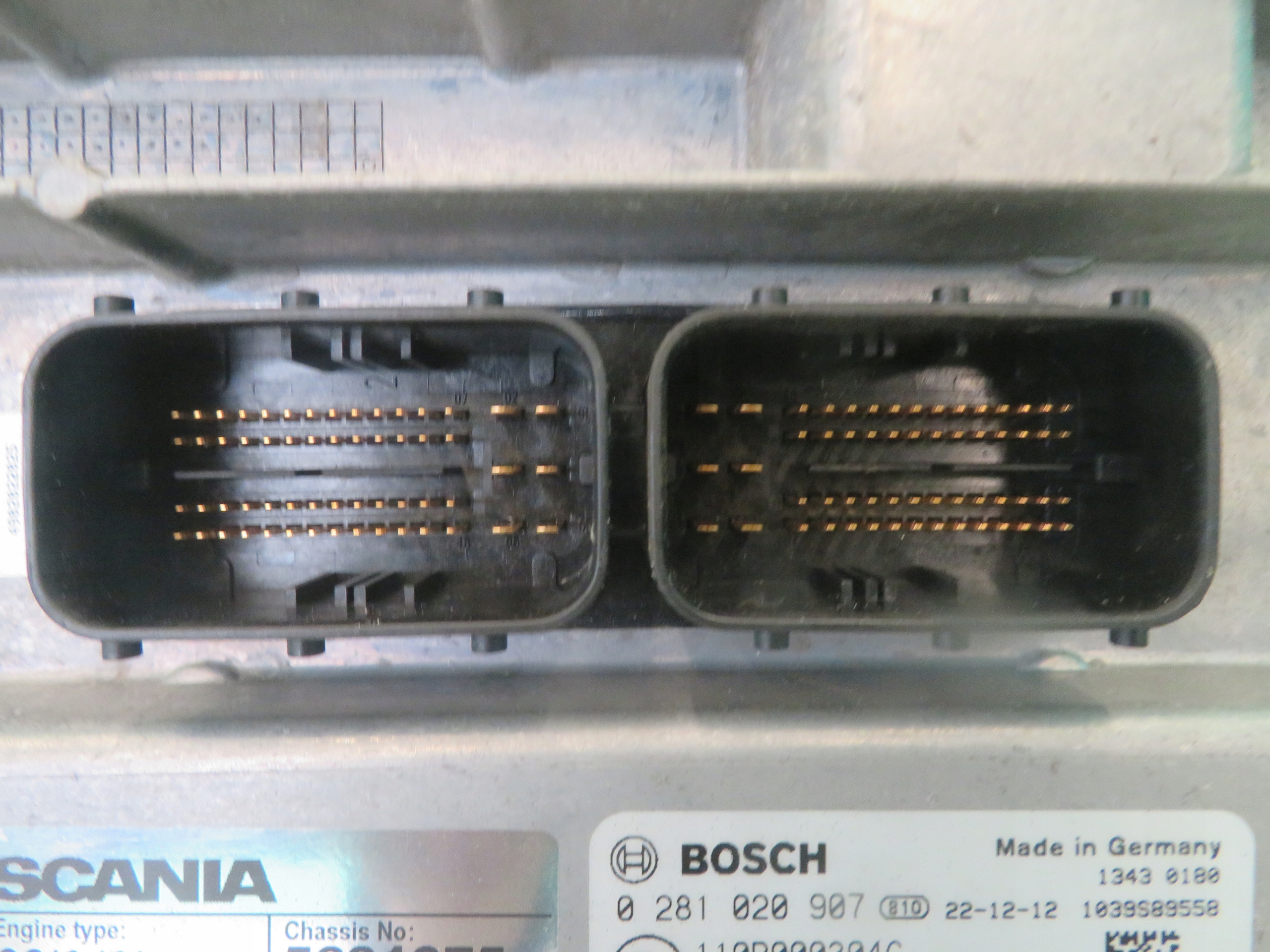 control unit of the engine SCANIA G410