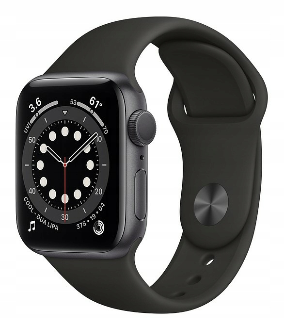 Smartwatch Apple Series 6 czarny EAN 0190199834491