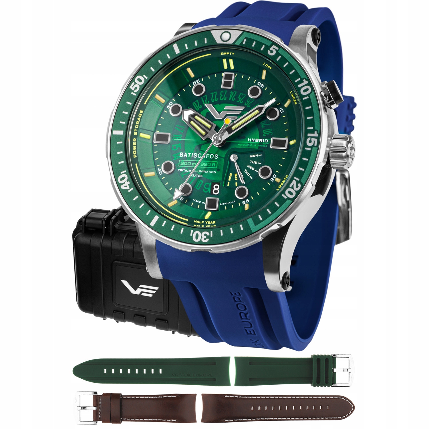 Pánské Hodinky Vostok Europe PX84-511A770SBL modrý pásek