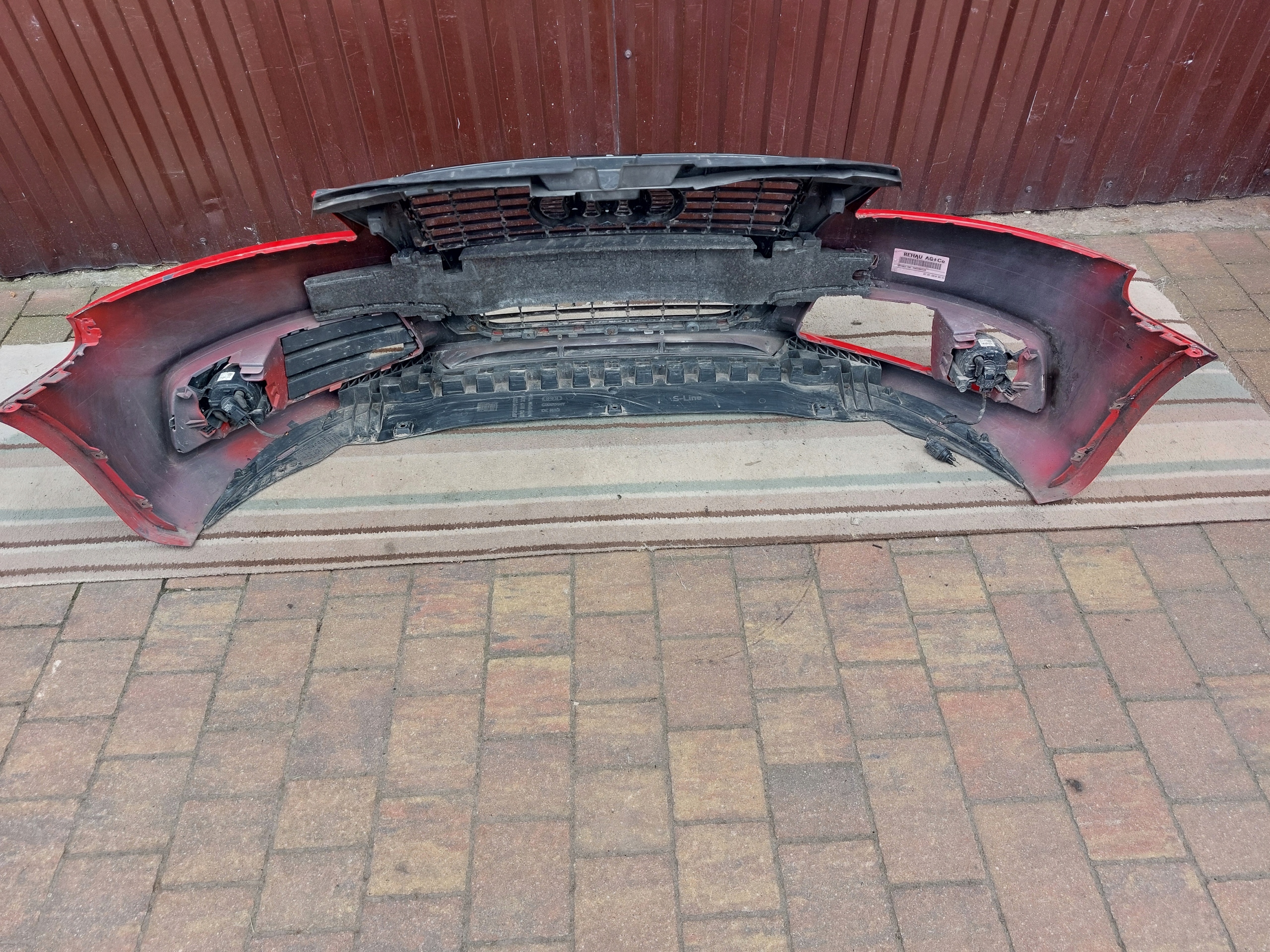 bumper front AUDI A3 8P LIFT 08-12r S-LINE