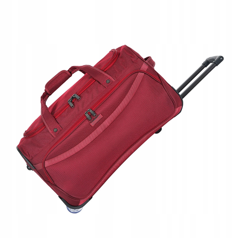 Duża torba podróżna na kółkach z materiału mocna solidna 80l