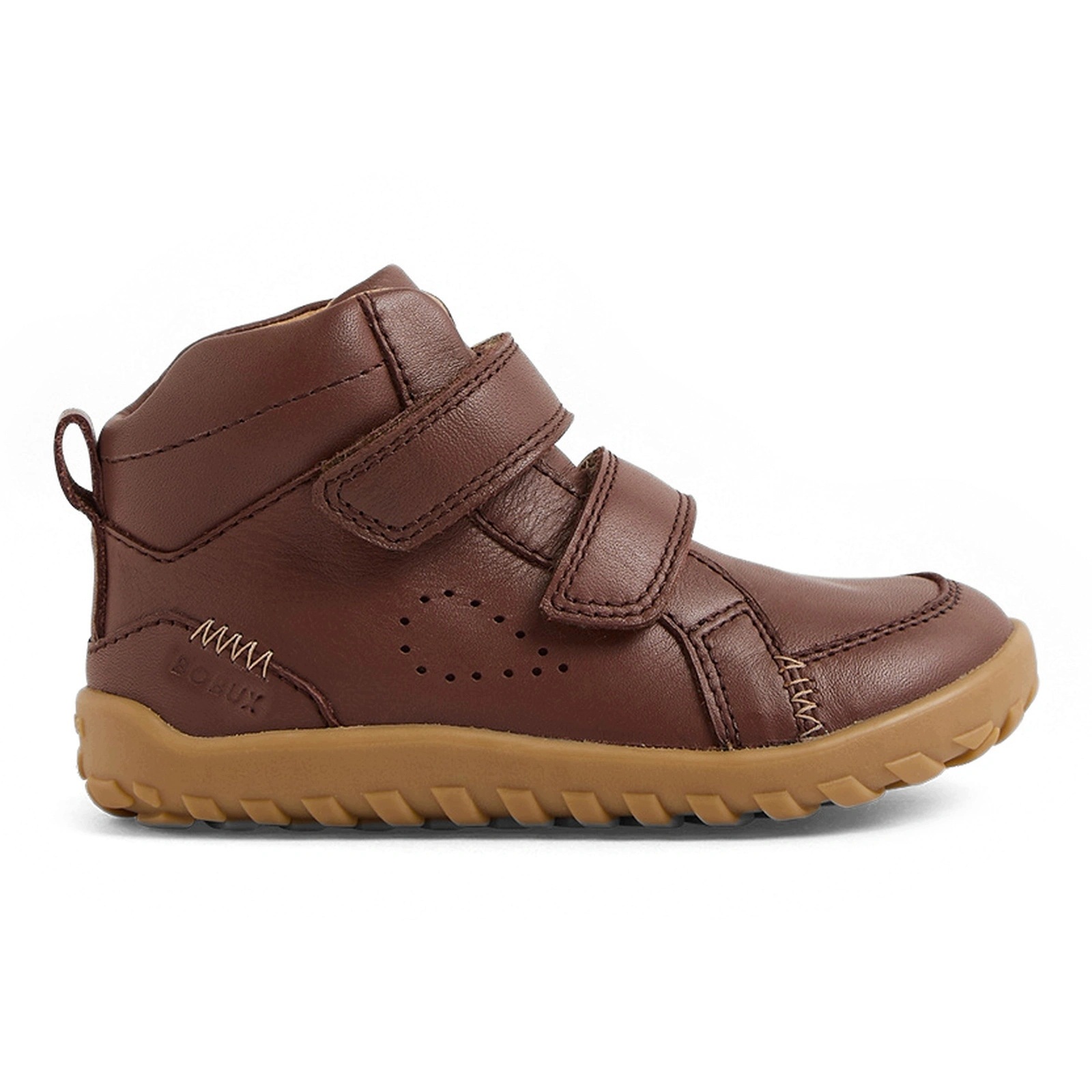 Buty barefoot skórzane na rzepy dziecięce Bobux Alpha Ember Cappuccino 24