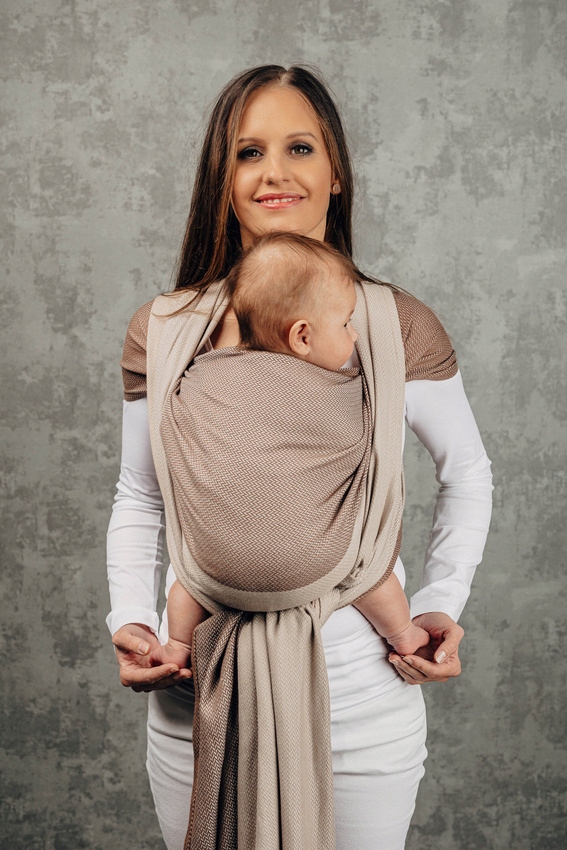 Chusta LennyLamb - Jodełka Baby Caffe Late 4.6 m. Marka Lennylamb