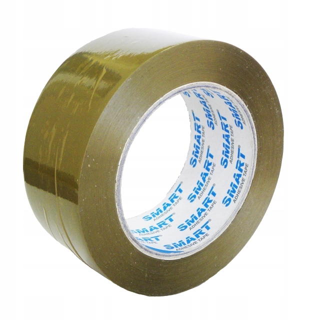 Taśma Klejąca Taśma Pakowa Kauczukowa 48x132 Smart Solvent Kauczuk Brązowa