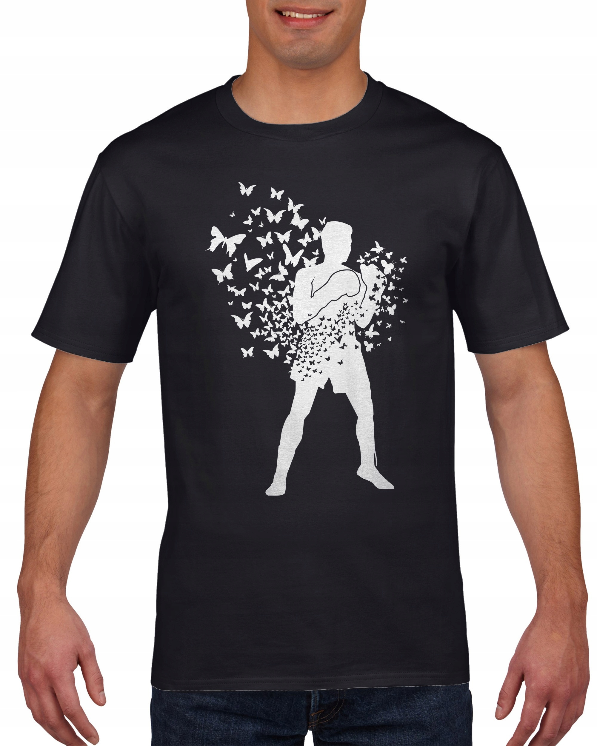 

Koszulka męska Boks Bokser Motylki c XL