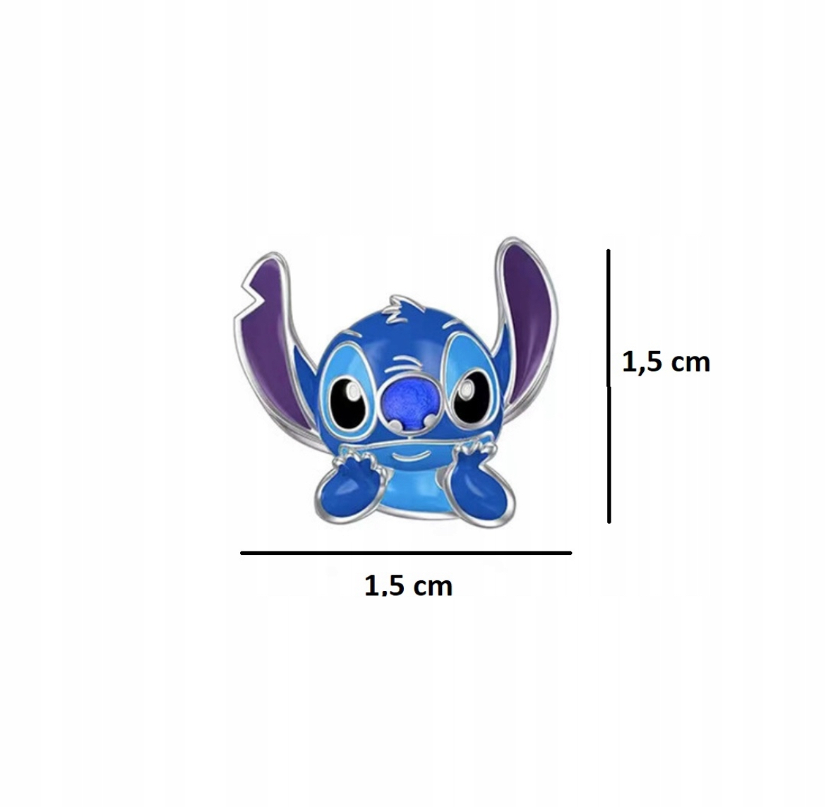 Kolczyki „Stitch” – urocze kolczyki 1,5 cm Kod producenta 7704