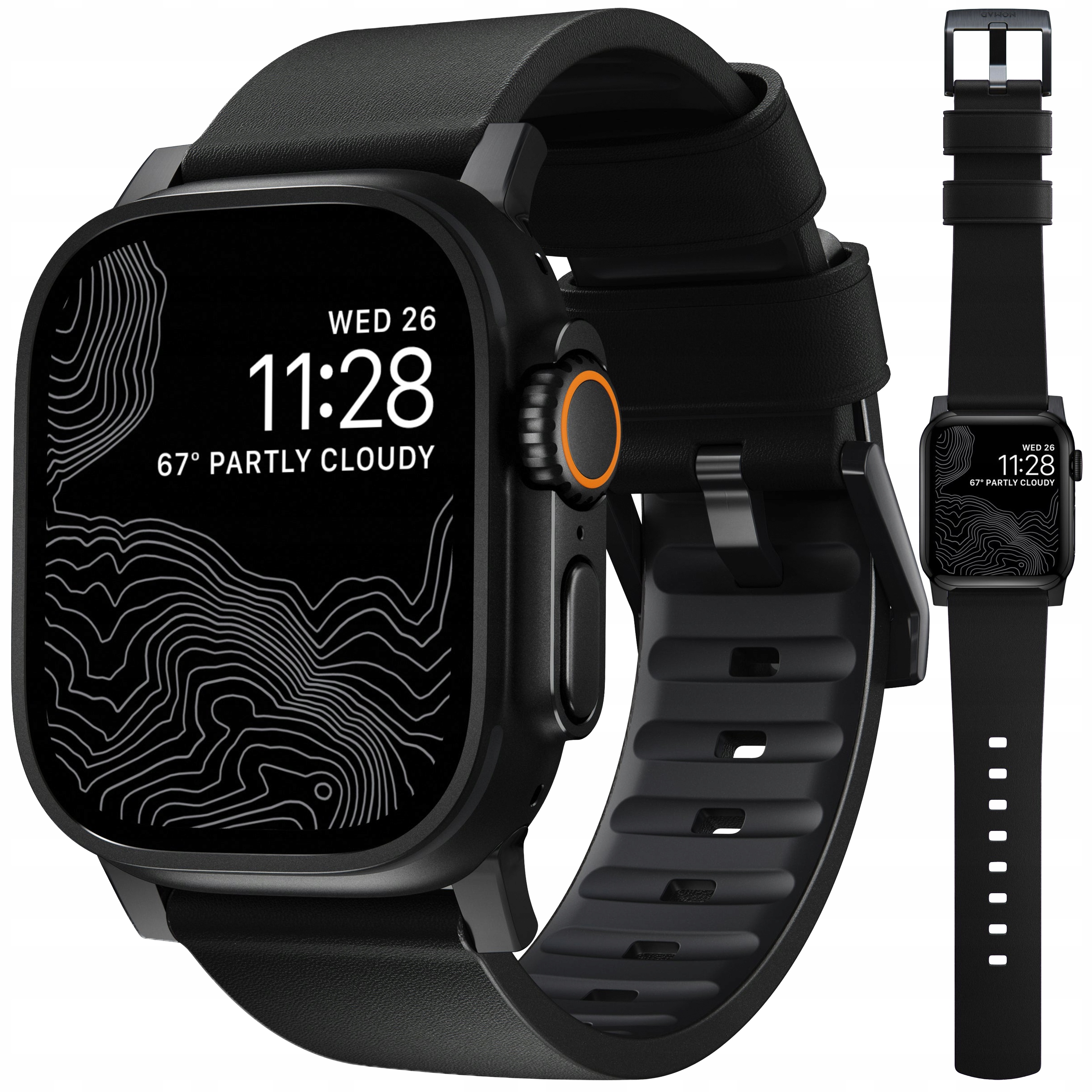 Nomad Active Band Pro Pasek Skórzany do Apple Watch 49 46 45 44mm