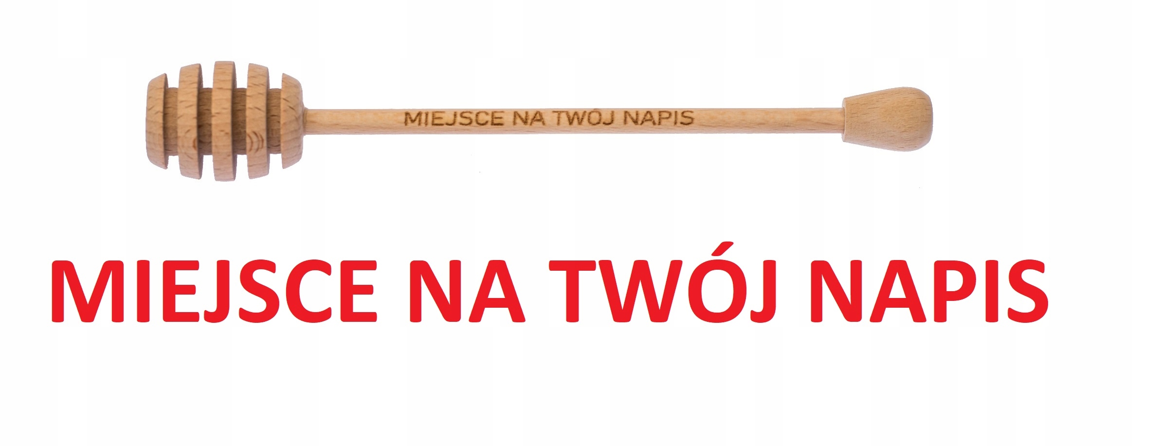 

Nabierak łyżka do miodu Z Twoim Napisem 100 Sztuk