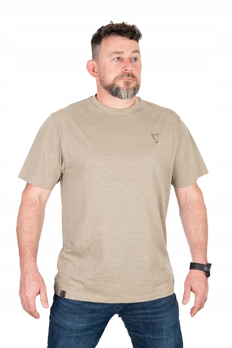 Fox LW Khaki Large Print T-Shirt Koszulka XXL