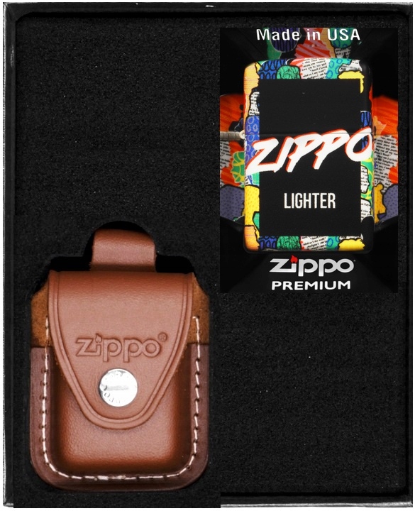 Sada Zippo Zapalovač Lighter Crowd Design Dárkový No2