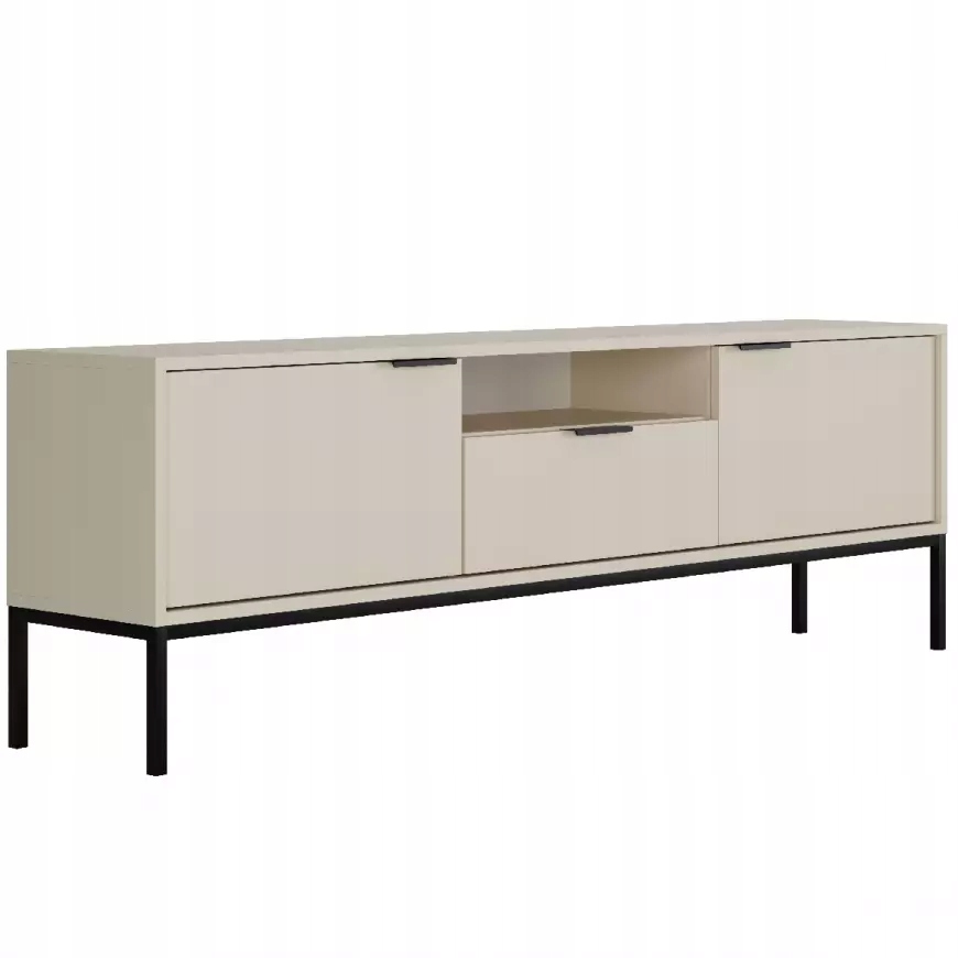 Televízny stolík Austin 135 cm kašmír/čierny