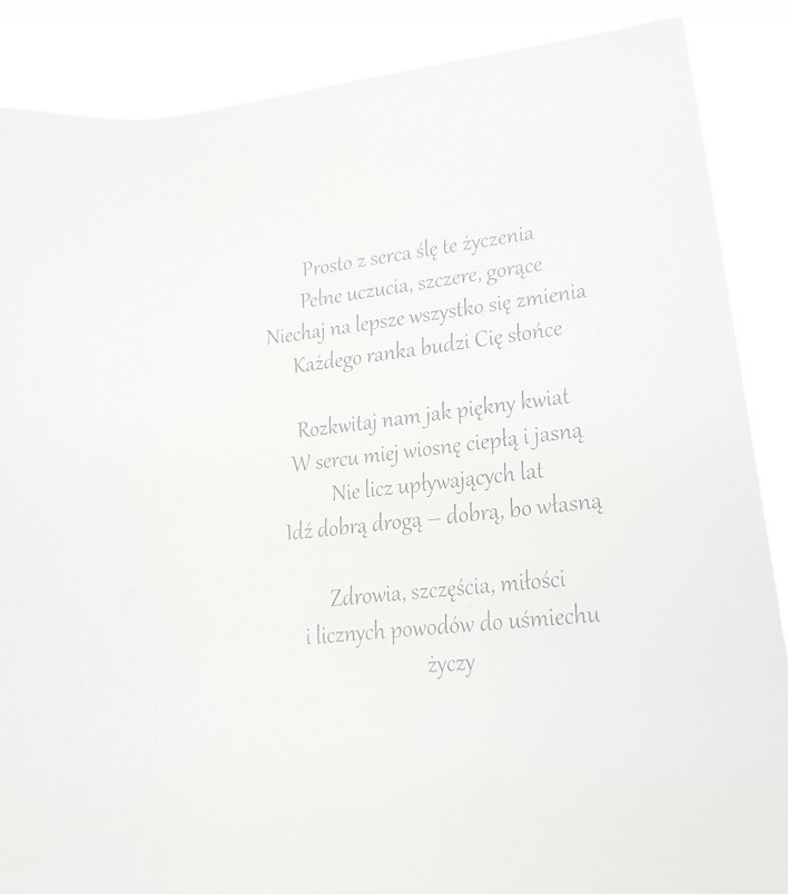 KARNET / KARTKA URODZINOWA / 85 LAT Kod producenta Hm00200