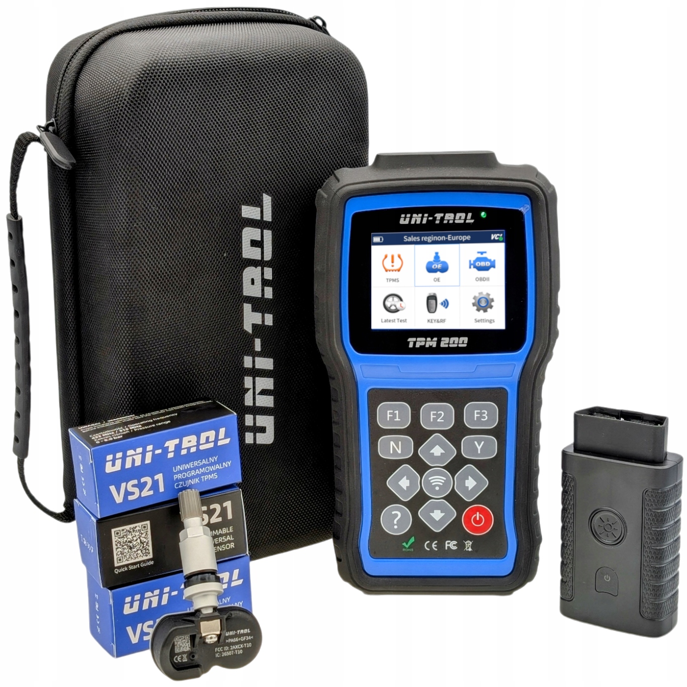 Tester Tpms Uni-Trol Tpm 200 4 univerzálne snímače Uni-Trol ako TS508