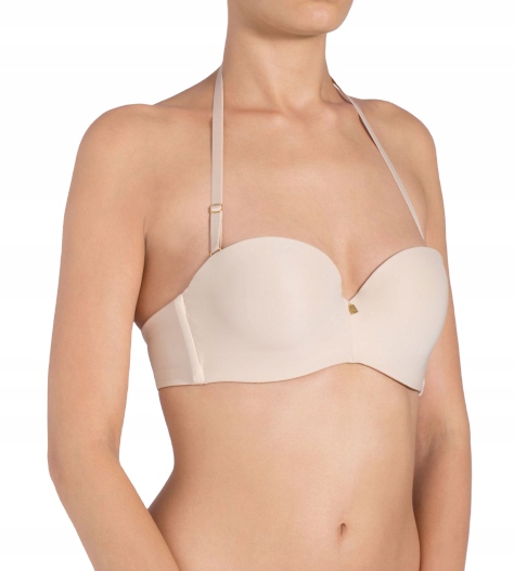 Podprsenka bardotka hladká podprsenka strapless Triumph Body MakeUp Wdp béžová 80B