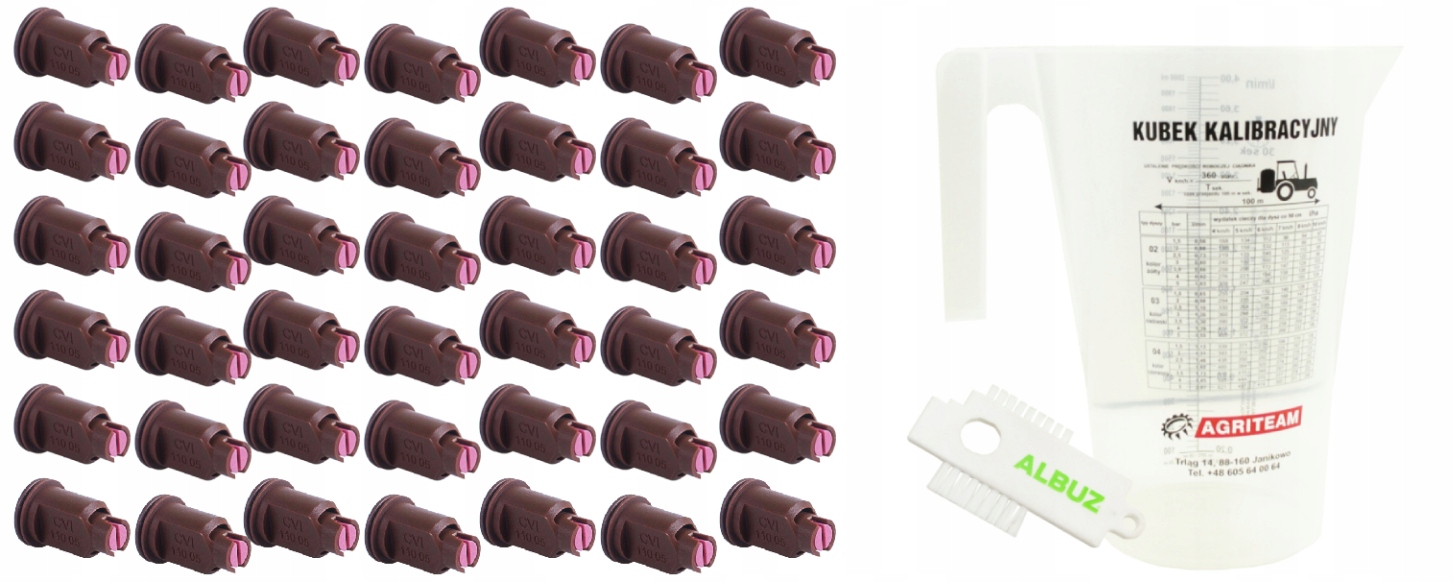 КОМПЛЕКТ СОПЛА ПРОМІНЬ 21M CVI 110 05 ALBUZ + БЕЗКОШТОВНО