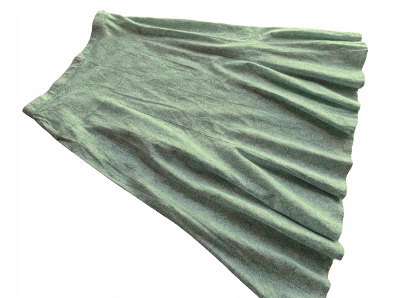 MARKS&SPENCER_____ ROZKLOSZOWANA LNIANA SPÓDNICA 44