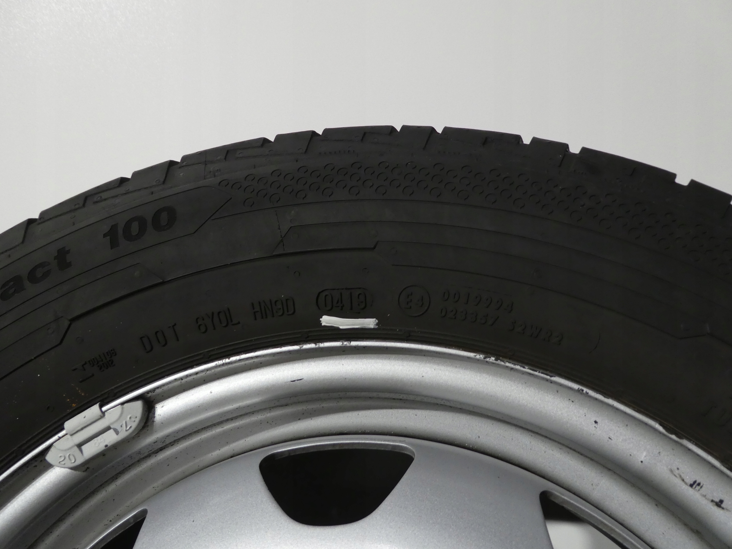 2X wheels discs tyres 7E0601027C VW T5 T6 215/65/R16C 2019R