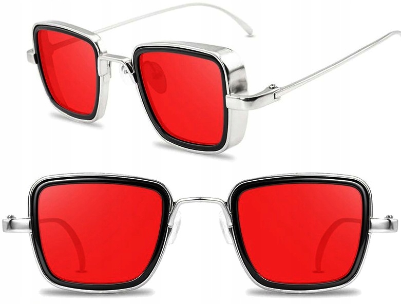 

Okulary Duże unisex przeciwsłoneczne pilotki retro