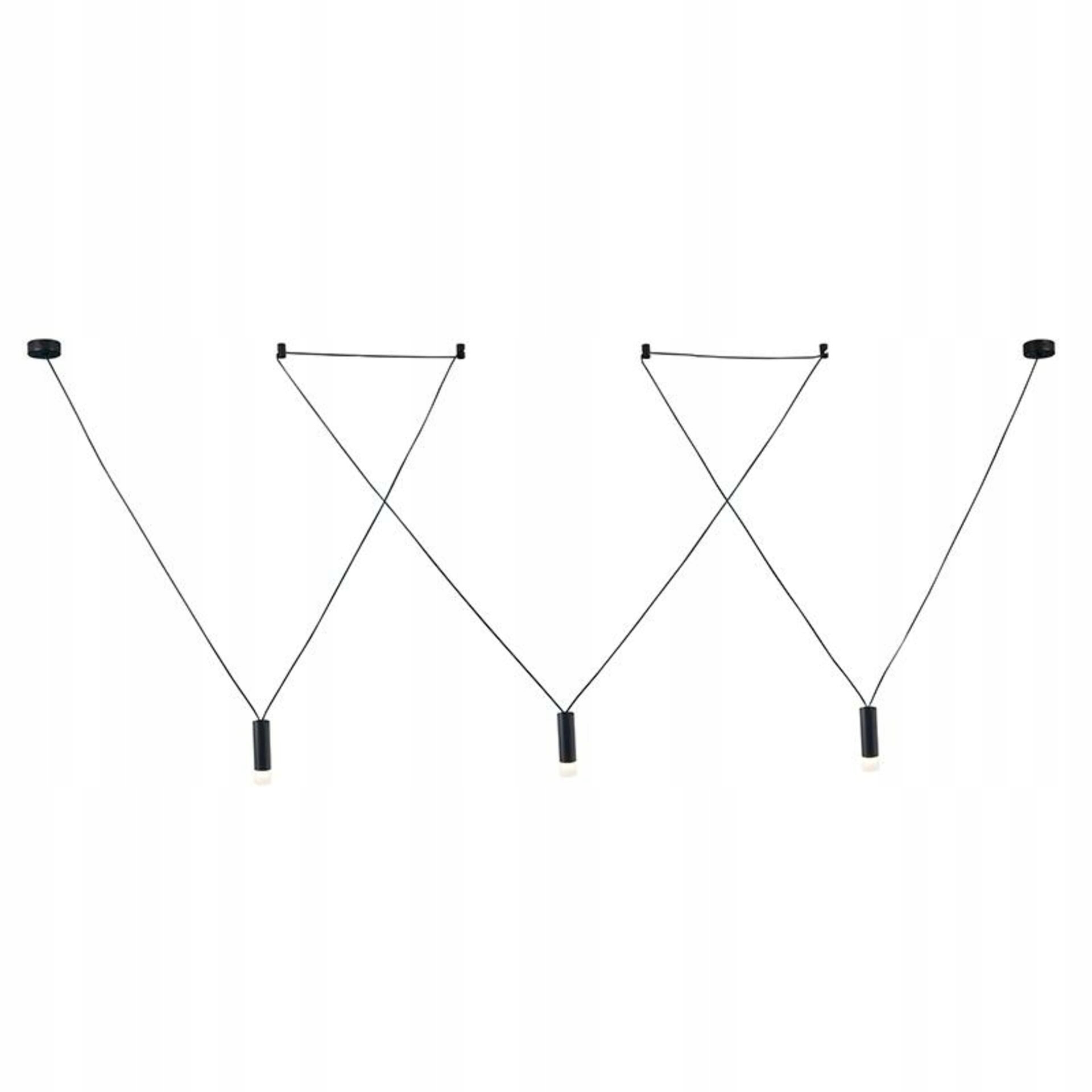 Aca Lighting Avantgarde závesné svietidlo YL22P3BK