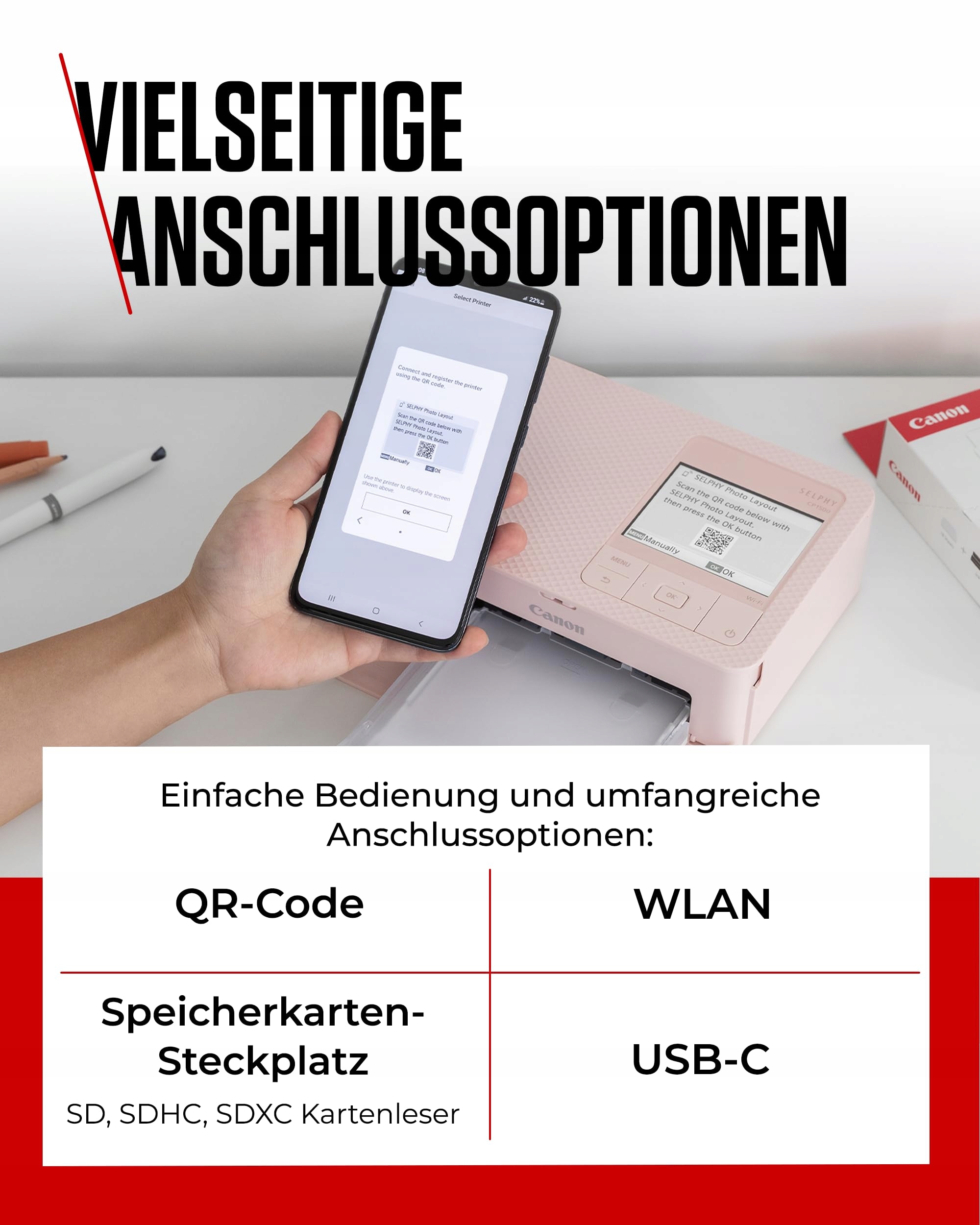 CANON SELPHY CP1500 Wireless Mobile Printer 10x15cm — miniatura 7
