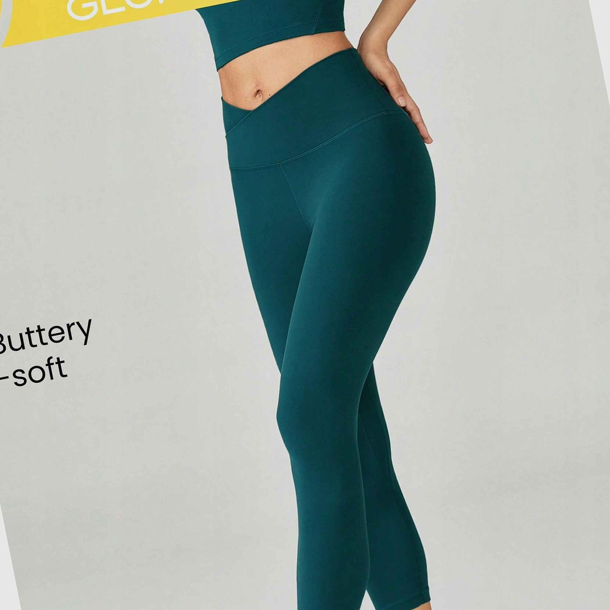 Legginsy Oliwkowe Treningowe Aktywne Damskie Oddychające 3/4 Xs 34